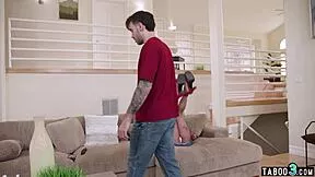 whoa this petite ebony teen ryder rey takes anal from her bfs roommate deep 😈🍑