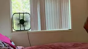 young ebony bbw's big natural tits pound face during rough pussy fuck