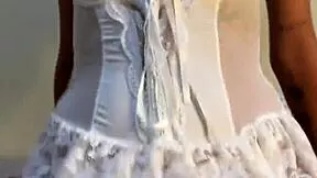 passionate college goth slut with huge natural tits rides monster cock in homemade frenzy