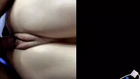 Neighbor's skinny brunette slut moans as muscular bodybuilder fucks her doggystyle condom tight