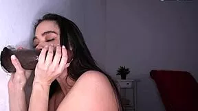 Petite asian milf sucks bbc and bwc at glory hole first time