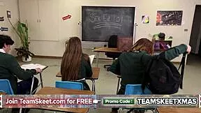 horny little 18+ athena can't wait in sex ed class she's gotta ride cocks deepthroat and take creampies from the whole classroom orgy!