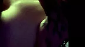 Neighbor's skinny brunette slut moans as muscular bodybuilder fucks her doggystyle condom tight