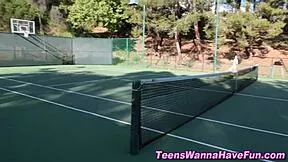 Teen Lesbos Tongue Each Other at HD Reality Party