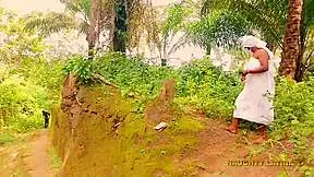 Hey, that BBW African goddess takes bigdick Softkind deep in the bush outdoors!
