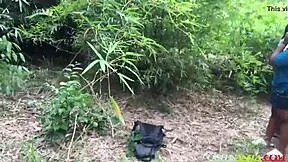 damn university girl lost in forest gets wet pussy fucked hard by two bikers all outdoor styles cumshots 😩💦