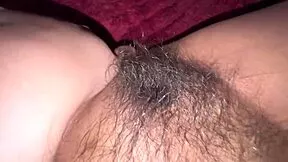 Hot Indian girl fingers her hairy pussy moaning horny