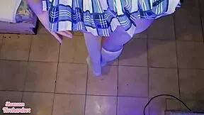 roommate pounds college girl's wet pussy doggystyle closeup homemade