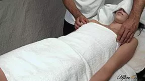 pervert masseur fingers perfect body client to screaming orgasm