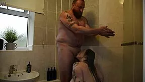 oh man pissy shower with bambi gets so wet and teasing