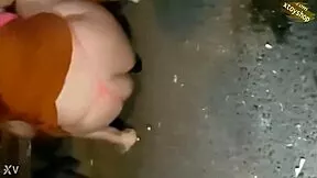 Cam Girl Stuffs Bottle Deep In Big Ass