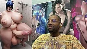 yo check this big cock trans girl getting sucked off on train