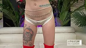 Stevie moons tiny ass gapes wide from brutal anal pounding debut