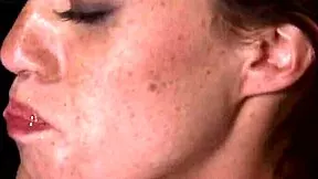 restrained euro girl sucks dick before rough pussy pounding