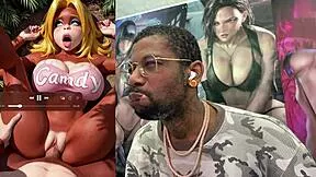 candy kong's thicc ass twerks on leash before monster cock creampie