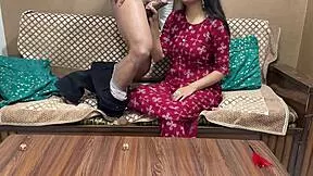 stepsis lost her tight pussy in dice game now bent over doggystyle riding big cock