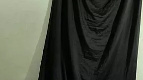 Sneaking peeks at sexy Bali girl changing no panties under tight body suit damn