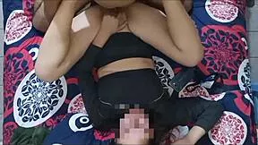 blonde latina teen licks big tits ass pussy before creampie homemade pounding