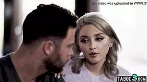 so this flexible little teen lola fae bends over backwards as her milf lover with the huge cock destroys her tight ass