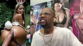 so this big tit blonde barista bunny cosplay teen serves her cum covered face and ass from her pocket pussy
