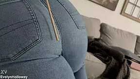 Caned Hard In Tight Jeans While Submissive