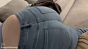 Caned Hard In Tight Jeans While Submissive