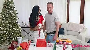 Tiny stepdaughter, bend over for daddy's thick cock on the climb