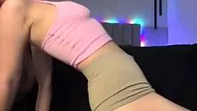 Watch this horny blonde 18yo finger wet pussy to screaming orgasm on webcam!