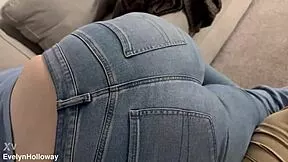 Caned Hard In Tight Jeans While Submissive