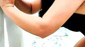 halloween interracial porn... hot white stepdaughter sucks massive black cock with oil on her tits