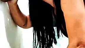 halloween interracial porn... hot white stepdaughter sucks massive black cock with oil on her tits