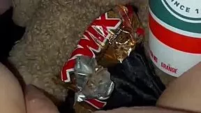 extreme food fetish hits saudi virgin teen's kinky masturbation in beverly hills!!