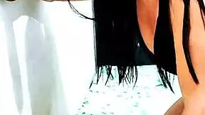 halloween interracial porn... hot white stepdaughter sucks massive black cock with oil on her tits