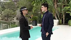 damn that Italian millionaire's wild threesome with ebony maid Luna Black