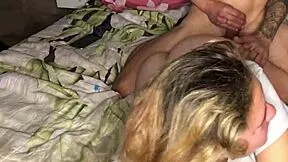 She begs for anal despite the pain as he cries but pushes through her tight ass anyway.