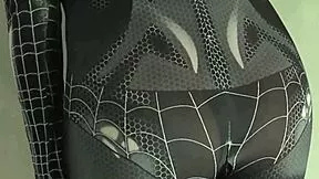 wanna watch me pound this black spiderman cosplay slut till i creampie her pussy over and over?