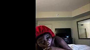 Darkchocolatebarbie's Glasses POV Blowjob Swallow Vegas Suite