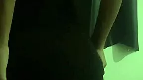 that married latina housewife dances sexy funk teasing her husband's friend.