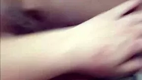 White Man Gropes Petite Black Girl's Juicy Pussy Nipples Tight Wet Pussy Foreplay