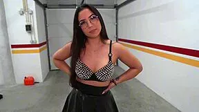 French goddess brunette forces you kneel for pov joi humiliation cei dirty talk jerk instructions