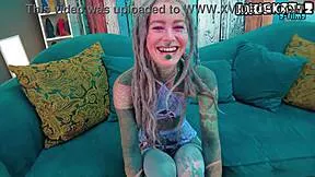 🍑 hey, that alt tattoo girl just got fucked doggystyle and creampied post-interview!
