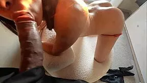 ricoysalvajes fire sparks wild blowjob on big black cock with creampie ass worship!