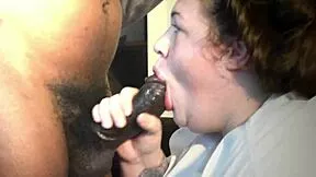 Thick Ass Stepsister Delivers Sloppy Deepthroat With Pink Lips