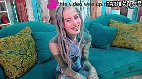 🍑 hey, that alt tattoo girl just got fucked doggystyle and creampied post-interview!