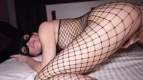 That fetish bunny in lingerie shakes her tight ass and rubs her pussy just for your eyes tonight.