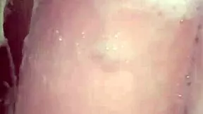 stepdad sneaks into bathroom while mom's away for anal fun
