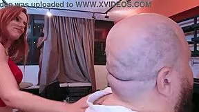 Hey corno, look at me riding this big cock deepthroat while your distracted in the other room!