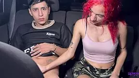 damn this lil latina amateur gettin fucked hard in the car outside...