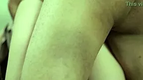 indonesian teen in satin skirt fucked creampie no panties