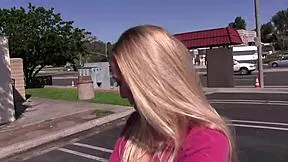 stranger picks up teen in public for outdoor solo ass play
